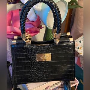 Bebe Faux Leather Handbag